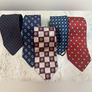 Brooks Brothers Makers- Lot of 5- All Silk- Vintage- Made in USA